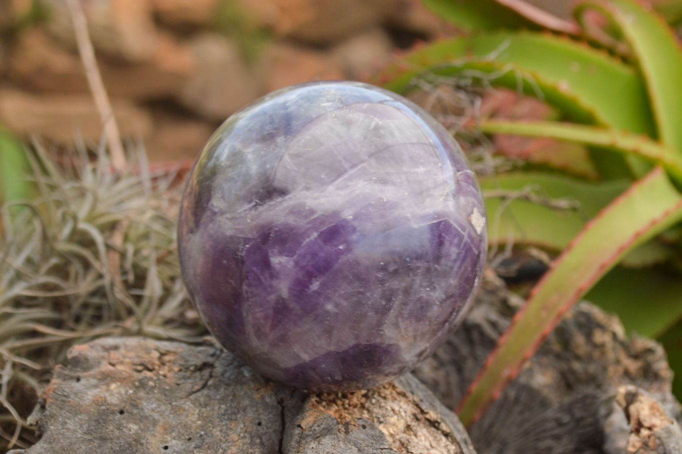Polished Amethyst Spheres  x 2 From Madagascar - TopRock