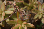 Polished Mixed Copper Wire Wrapped Pendants  x 6 From Madagascar - Toprock Gemstones and Minerals 