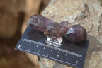 Natural Window Amethyst Crystals  x 12 From Chiredzi, Zimbabwe - Toprock Gemstones and Minerals 