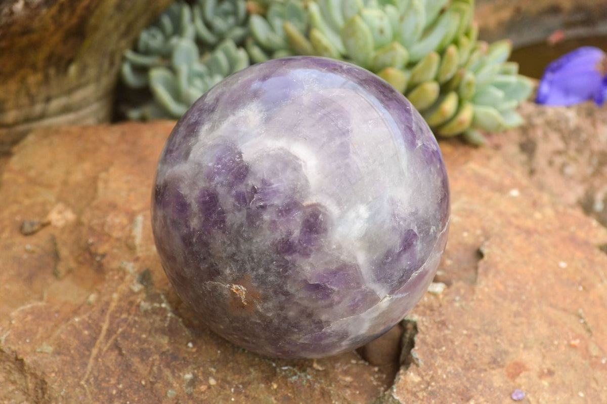 Polished Amethyst Spheres  x 2 From Madagascar - TopRock