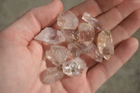 Natural Small Clear & Smokey Quartz Crystals  x 48 From Brandberg, Namibia - Toprock Gemstones and Minerals 