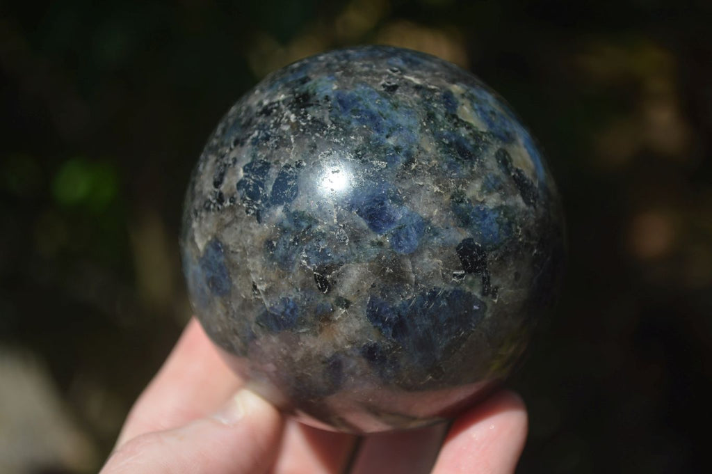 Polished Rare Iolite / Water Sapphire Spheres  x 2 From Northern Cape, South Africa - Toprock Gemstones and Minerals 