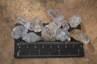 Natural Small Clear & Smokey Quartz Crystals  x 48 From Brandberg, Namibia - Toprock Gemstones and Minerals 