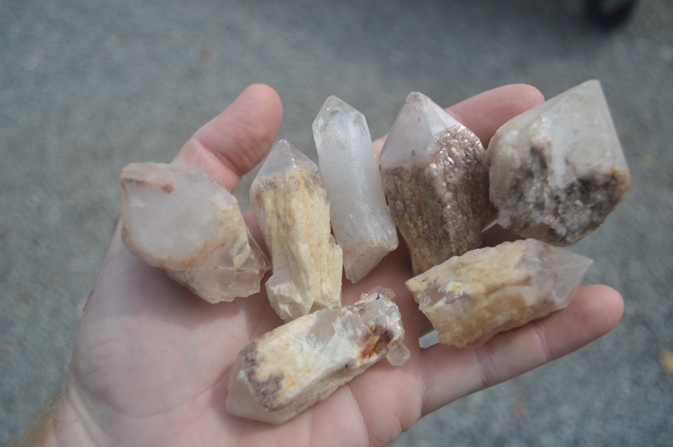 Natural Single Pineapple Quartz Crystals  x 35 From Antsirabe, Madagascar - Toprock Gemstones and Minerals 