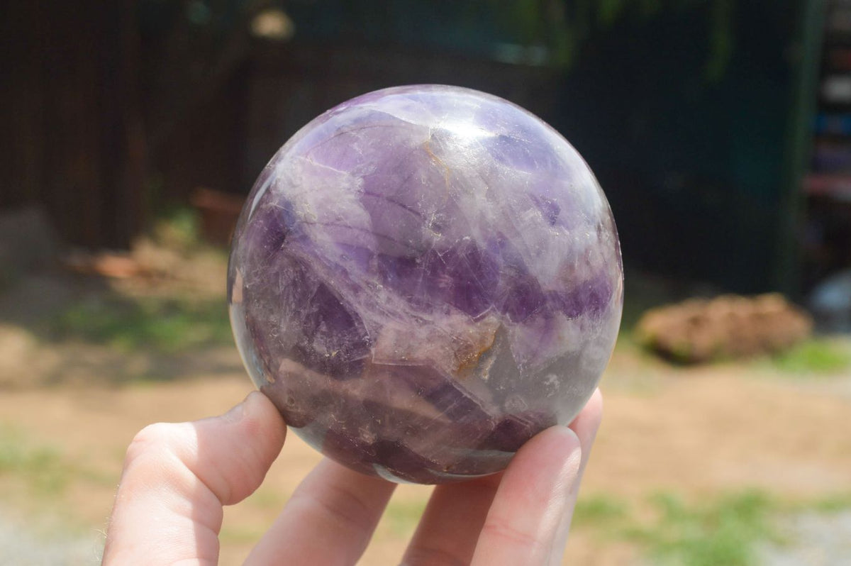 Polished Amethyst Spheres  x 2 From Madagascar - TopRock