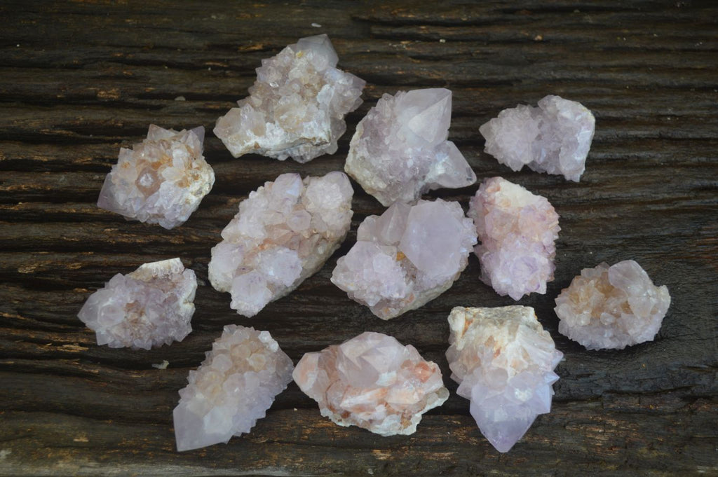 Natural Spirit Amethyst Quartz Clusters  x 12 From Boekenhouthoek, South Africa - Toprock Gemstones and Minerals 