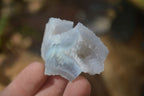 Natural Etched Blue Chalcedony Specimens  x 35 From Nsanje, Malawi - Toprock Gemstones and Minerals 