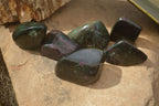 Polished Fluorescent Ruby Corundum In Chrome Verdite Free Forms x 6 From Zimbabwe - Toprock Gemstones and Minerals 