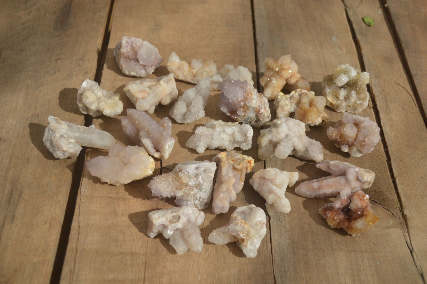 Natural Mixed Spirit Quartz Specimens x 24 From Boekenhouthoek, South Africa - Toprock Gemstones and Minerals 