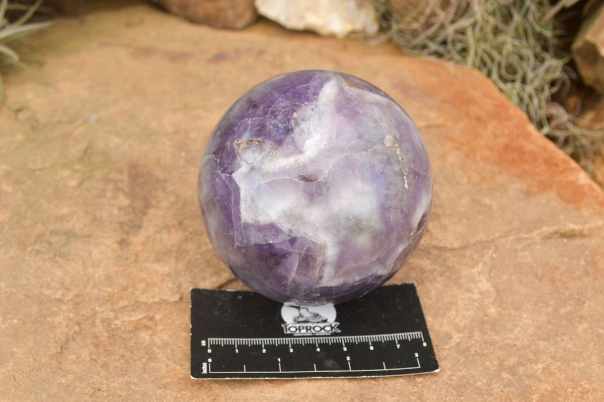 Polished Amethyst Spheres  x 2 From Madagascar - TopRock