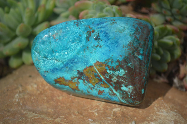 Polished Blue Shattuckite Free Forms  x 4 From Namibia - Toprock Gemstones and Minerals 