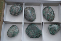Polished Emerald In Matrix Standing Free Forms x 6 From Sandawana, Zimbabwe - TopRock