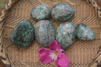Polished Emerald In Matrix Standing Free Forms x 6 From Sandawana, Zimbabwe - TopRock