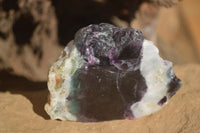 Polished  One Side Polished Watermelon Fluorite Pieces  x 6 From Uis, Namibia - Toprock Gemstones and Minerals 
