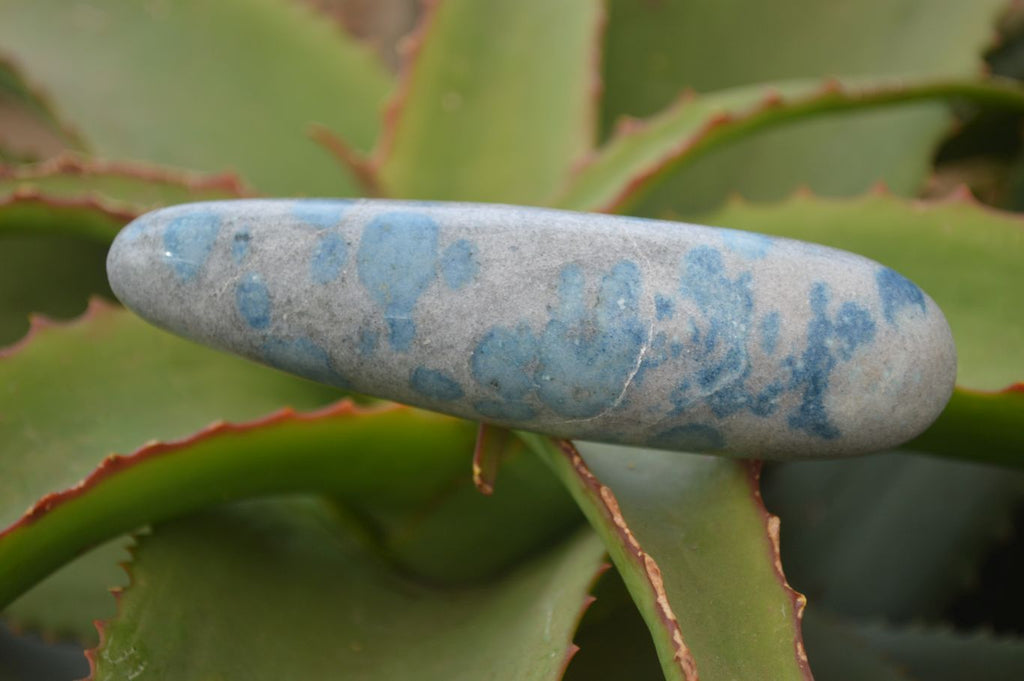 Polished Blue Spotted Spinel Quartz Massage Wands x 12 From Madagascar - Toprock Gemstones and Minerals 