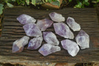 Natural Jacaranda Amethyst Crystals x 12 From Mumbwa, Zambia - Toprock Gemstones and Minerals 