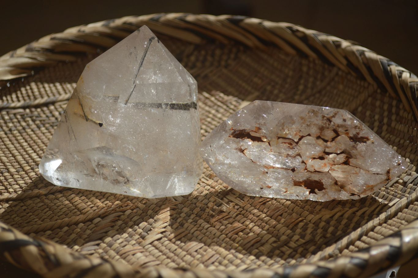 Polished Stunning Pair Of Quartz Crystals  x 2 From Madagascar - Toprock Gemstones and Minerals 