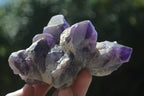 Natural Dark Purple Amethyst Clusters  x 3 From Mapatizya, Zambia - TopRock