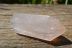 Polished Double Terminated Rose Quartz Points x 6 From Madagascar - TopRock