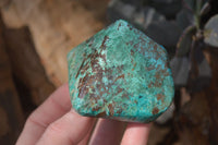 Polished Blue Shattuckite Free Forms  x 4 From Namibia - Toprock Gemstones and Minerals 