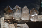 Polished Lovely Smokey Quartz Points  x 6 From Madagascar - Toprock Gemstones and Minerals 