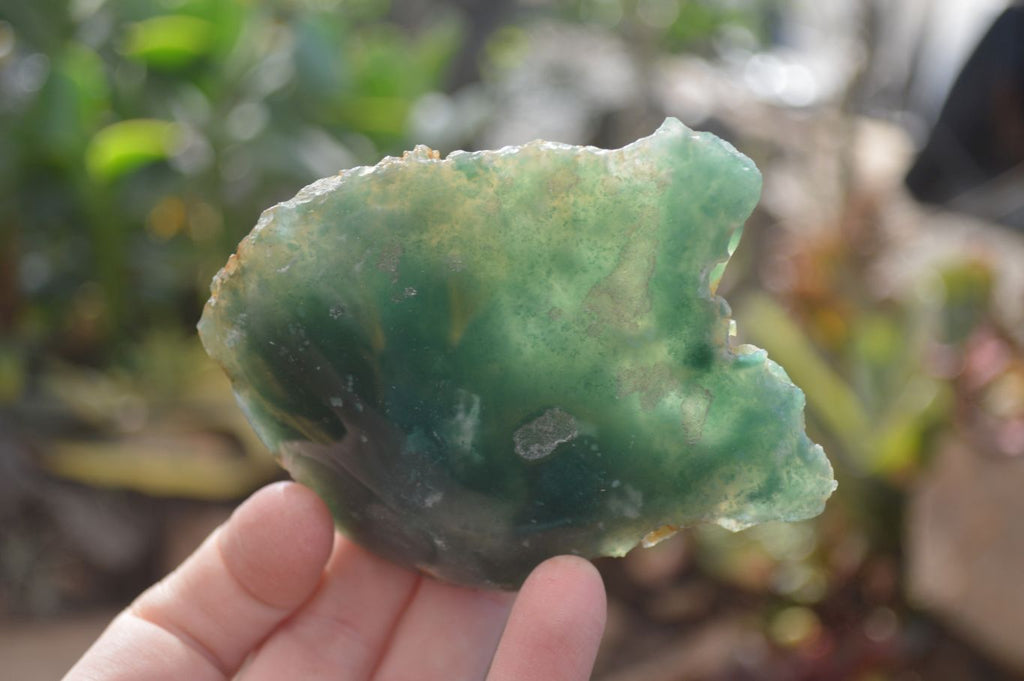 Polished One Side Polished Emerald Mtorolite Plates  x 6 From Zimbabwe - Toprock Gemstones and Minerals 