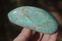 Polished Blue Amazonite Standing Free Forms  x 3 From Madagascar - Toprock Gemstones and Minerals 