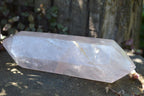 Polished Double Terminated Rose Quartz Points x 6 From Madagascar - TopRock