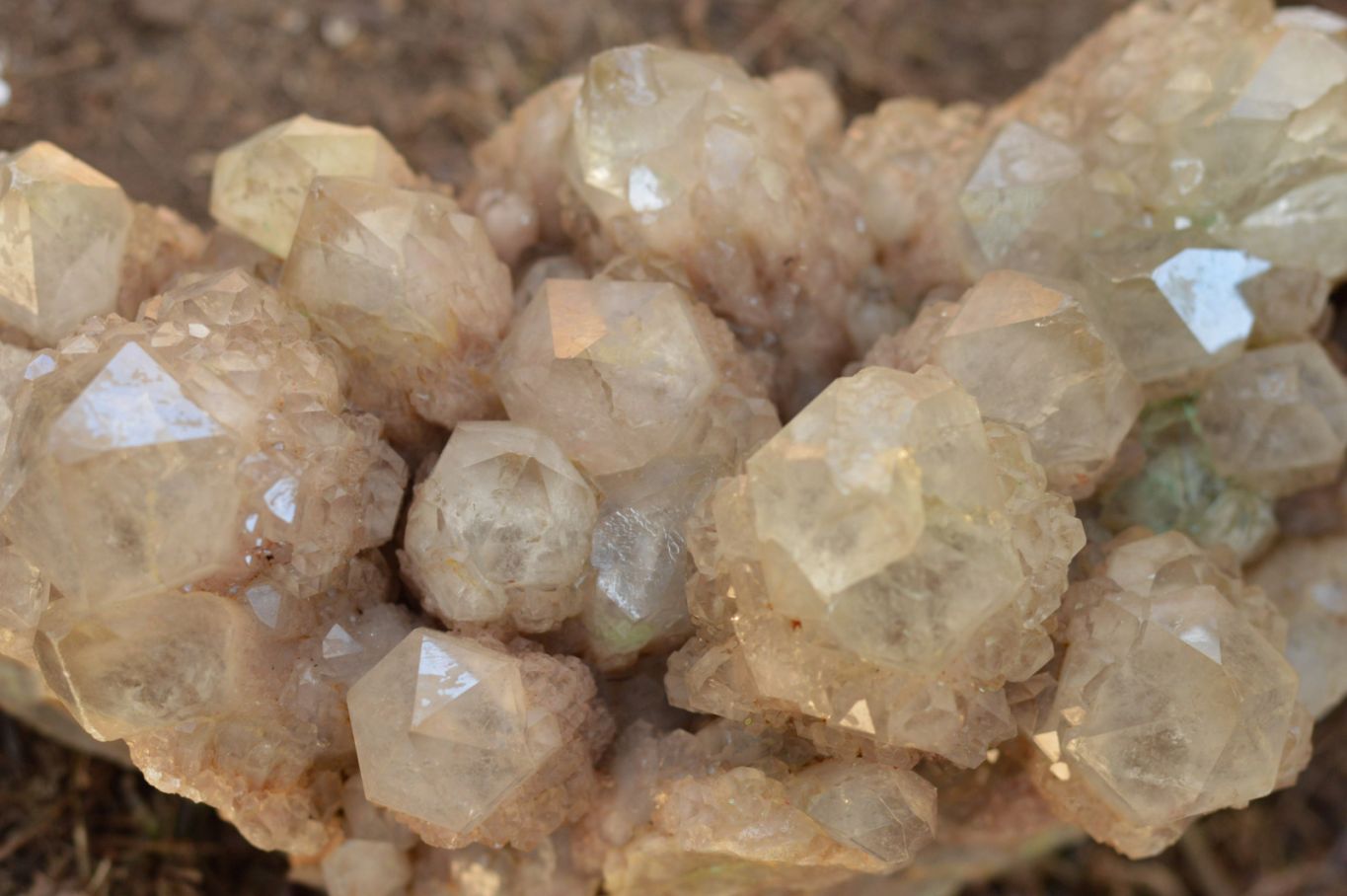 Natural Cascading Smokey Phantom Quartz Cluster x 1 From Luena, Congo - TopRock