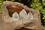 Polished Semi Optic Quartz Points  x 12 From Madagascar - TopRock