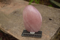 Polished Gemmy Pink Rose Quartz Standing Free Form x 1 From Ambatondrazaka, Madagascar - TopRock