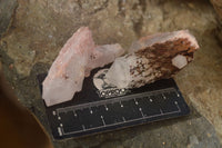 Natural Pink Hematoid Candle Quartz Crystals  x 35 From Madagascar - Toprock Gemstones and Minerals 