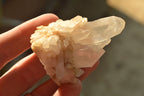 Natural Small Semi Optic Selected Quartz Crystals & Clusters  x 35 From Madagascar - TopRock