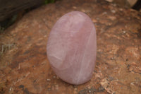 Polished Gemmy Pink Rose Quartz Standing Free Form x 1 From Ambatondrazaka, Madagascar - TopRock