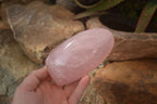 Polished Gemmy Pink Rose Quartz Standing Free Forms x 3 From Antsirabe, Madagascar - Toprock Gemstones and Minerals 