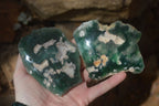 Polished One Side Polished Emerald Mtorolite Plates  x 6 From Zimbabwe - Toprock Gemstones and Minerals 