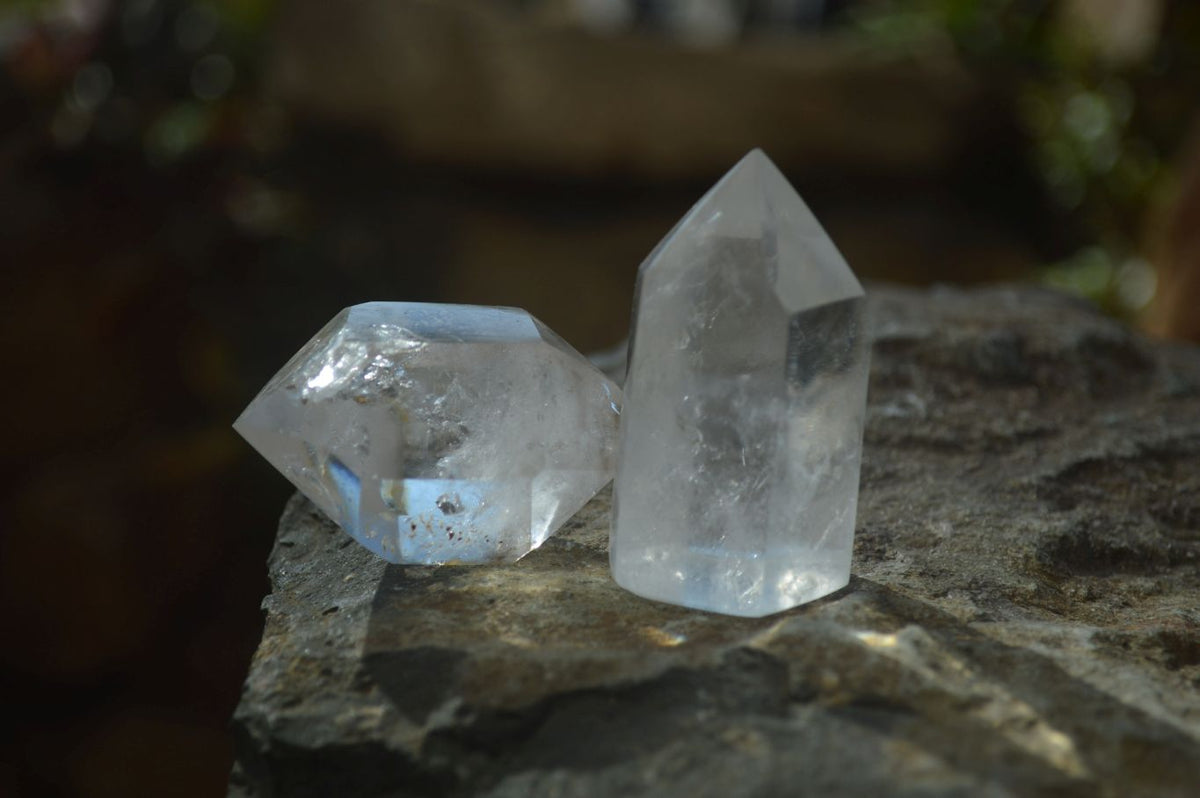 Polished Clear Quartz Crystal Points x 24 From Madagascar - Toprock Gemstones and Minerals 