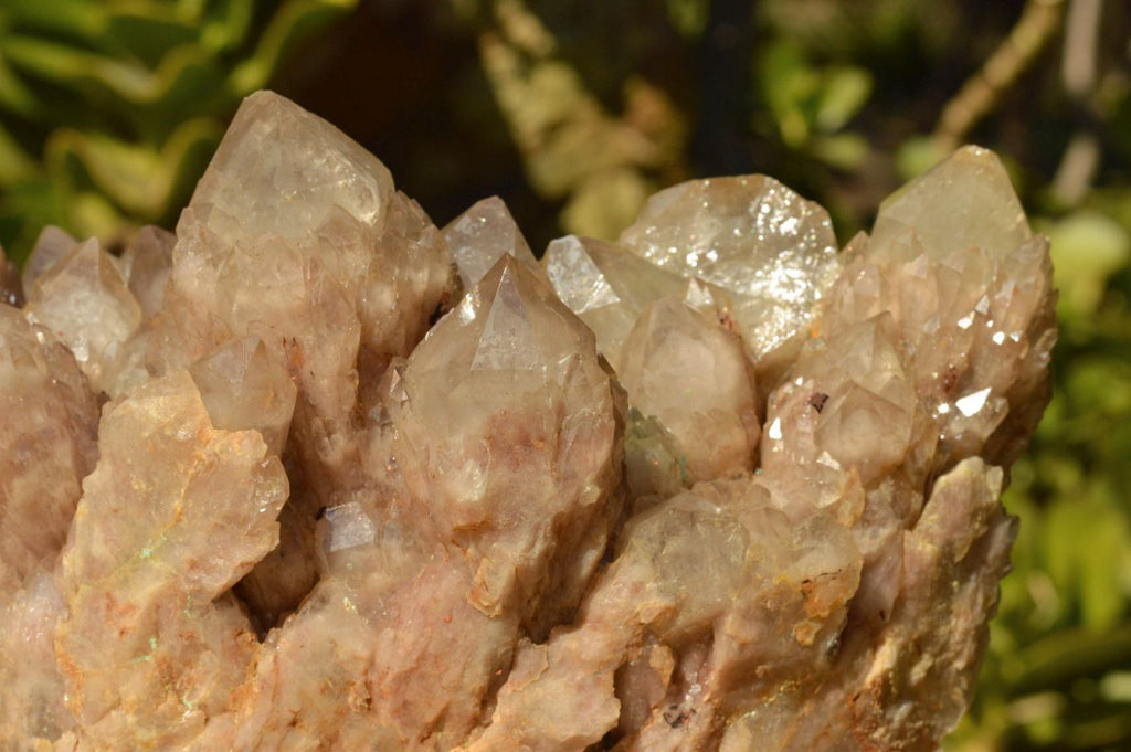 Natural Cascading Smokey Phantom Quartz Cluster x 1 From Luena, Congo - TopRock