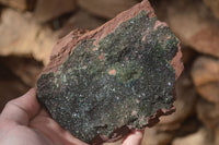 Natural Rare Libethenite Crystals With Drusy Dolomite On Banded Ironstone Matrix x 2 From Congo - Toprock Gemstones and Minerals 