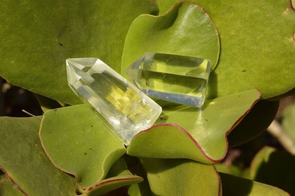 Polished Semi Optic Quartz Points  x 12 From Madagascar - TopRock