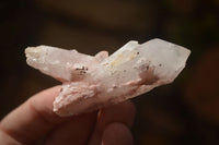 Natural Pink Hematoid Candle Quartz Crystals  x 35 From Madagascar - Toprock Gemstones and Minerals 