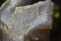 Natural Etched Blue Chalcedony Agate Specimen x 1 From Nsanje, Malawi - Toprock Gemstones and Minerals 