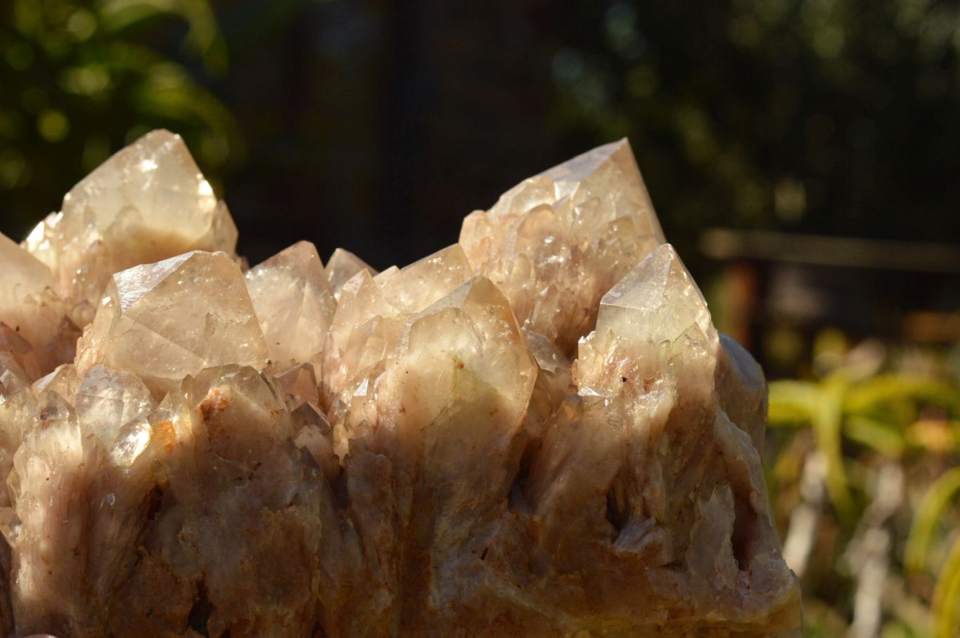 Natural Cascading Smokey Phantom Quartz Cluster x 1 From Luena, Congo - TopRock