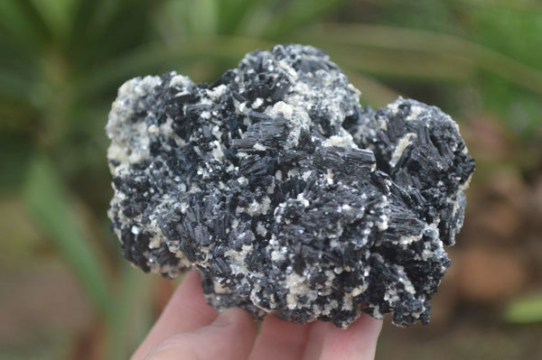 Natural Schorl Black Tourmaline Specimens x 2 From Erongo Mountains, Namibia - TopRock