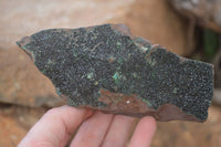 Natural Rare Copper Phosphate Libethenite Crystals On Dolomite Matrix Specimens x 2 From Congo - Toprock Gemstones and Minerals 