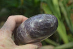 Polished Flash Labradorite & Purple Lepidolite Standing Free Forms  x 2 From Madagascar - Toprock Gemstones and Minerals 