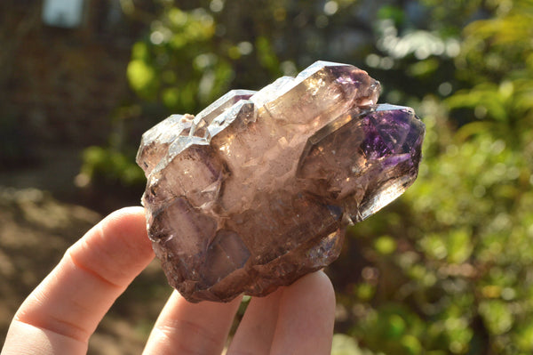 Natural Large Smokey Amethyst Crystals x 6 From Chiredzi, Zimbabwe - TopRock