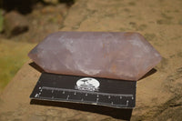 Polished Double Terminated Pink Rose Quartz Points  x 4 From Ambatondrazaka, Madagascar - TopRock