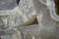 Natural Etched Blue Chalcedony Agate Specimen x 1 From Nsanje, Malawi - Toprock Gemstones and Minerals 