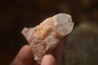 Natural Pink Hematoid Candle Quartz Crystals  x 35 From Madagascar - Toprock Gemstones and Minerals 